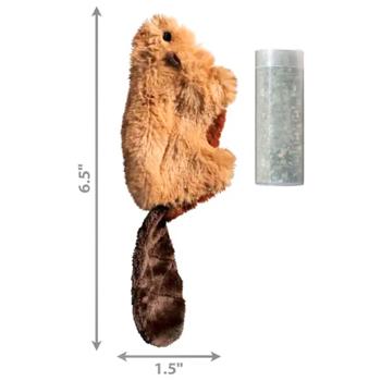 Kong Refillables Beaver Cat Toy with Catnip 16.5x3.8cm - buy, prices for MasterZoo - photo 3