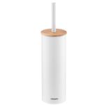Ardesto Minimalism White Toilet Brush with Stand 9.5*27.5/38cm