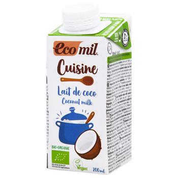 Вершки Eco Mil рослинні з кокосу органічні 200мл - купити, ціни на Біотус - фото 1