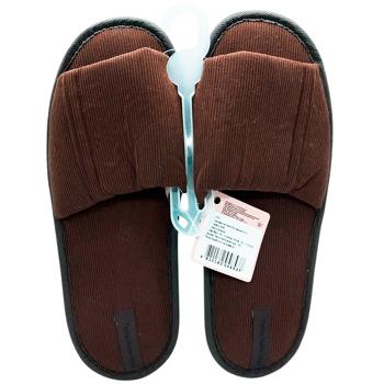 Twins 11514 HS-VL Corduroy Brown Men's Slippers s.42/43