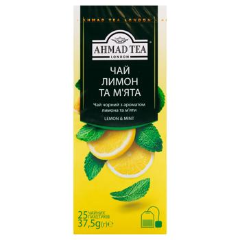Чай черный Ahmad Лимон и мята 25шт*1,5г - купить, цены на - фото 2