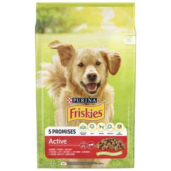 Корм сухий Friskies Active з яловичиною для активних собак 10кг