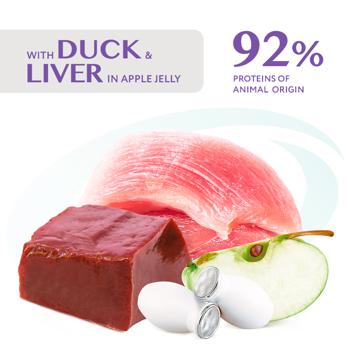 Opti Meal Hairball Control Duck and Liver in Jelly Food for Cats 85g - buy, prices for - photo 3