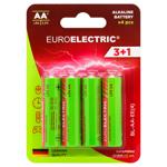Euroelectric Alkaline Batteries AA 1.5V LR6 4pcs