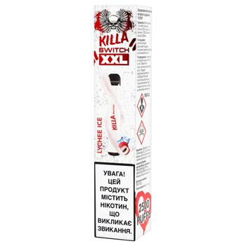 Killa Switch XXL Lychee Ice Electronic Cigarette 2% 7ml 2500 Puffs - buy, prices for EKO Market - photo 1