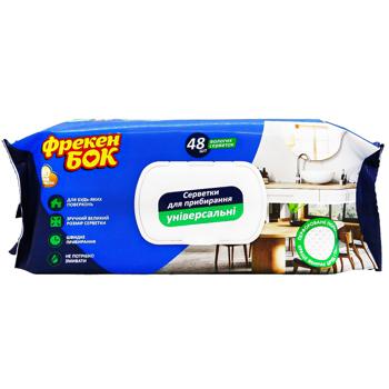Серветки господарські вологі Фрекен БОК універсальні 48шт - купити, ціни на Auchan - фото 2