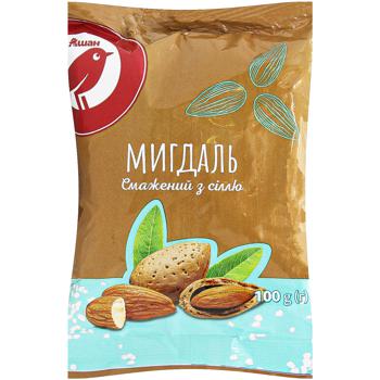 Auchan Roasted Almonds with Salt 100g - buy, prices for Auchan - photo 1