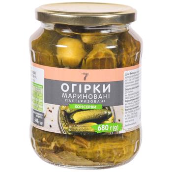 Semerka Pickled Cucumbers 680g - buy, prices for COSMOS - photo 1