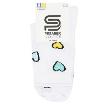 Premier Socks Colored Hearts Classic Women's Socks s.23-25 - buy, prices for NOVUS - photo 2