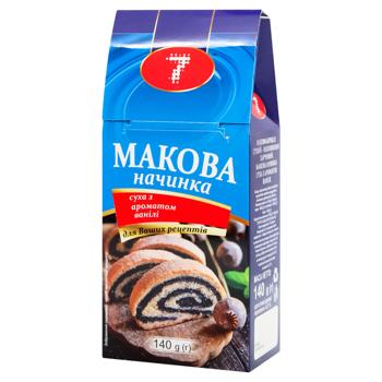 Начинка макова 7 з ароматом ванілі 140г - купити, ціни на MasterZoo - фото 1