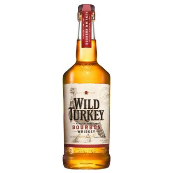 Віскі Wild Turkey Бурбон 81 40,5% 1л - купити, ціни на AlcoHub - фото 1