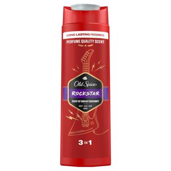Гель для душа + Шампунь Old Spice Rockstar 3в1 400мл - купить, цены на MasterZoo - фото 2