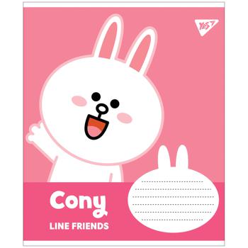 Зошит Yes Line Friends в клітинку А5 12 аркушів - купити, ціни на - фото 5