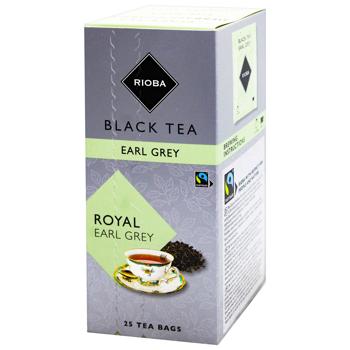 Чай чорний Rioba Royal Earl Grey 1,5г*25шт - купити, ціни на - фото 1