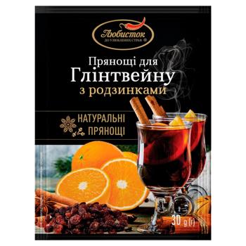 Lyubistok Spices for Mulled Wine with Raisins 30g