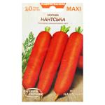 Nasinnia Ukrainy Maxi Nantes Carrot Seeds 10g