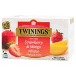 Чай фруктово-трав'яний Twinings Полуниця-манго 2г*20шт