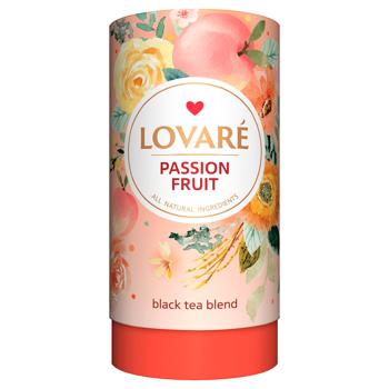 Lovare Passion Fruit Blend of Black and Fruits Tea 80g - buy, prices for NOVUS - photo 1