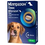 KRKA Milprazon Plus Tablets for Dogs from 5kg Against Internal Parasites 4pcs