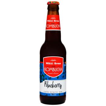 Комбуча Mikki Brew Чорниця 0,35л - купити, ціни на КОСМОС - фото 1