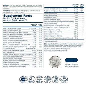 Solaray, Men's Liposomal Multivitamin, High Potency, 60 VegCaps - купить, цены на Biotus - фото 2