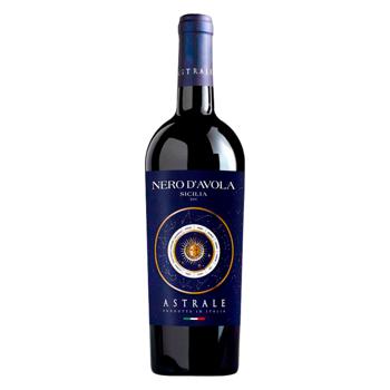 Вино Astrale Nero d'Avola DOC Sicilia красное сухое 9-13% 0,75л - купить, цены на - фото 1