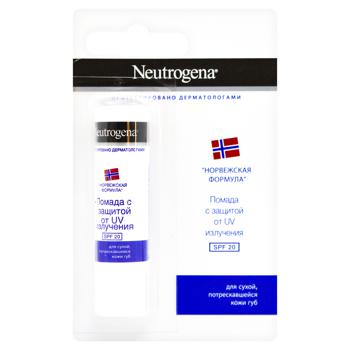 Neutrogena Norwegian Formula Lipstick with Protection SPF 20 4.8g - buy, prices for MegaMarket - photo 1