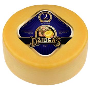Сир Dziugas Young 2 місяці 40% - купити, ціни на Чудо Маркет - фото 1