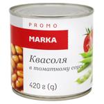 Квасоля Marka Promо у томатному соусі 420г