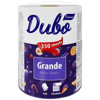 Dyvo Premio Grande 2-ply Paper Towel 350 Sheets - buy, prices for MegaMarket - photo 1