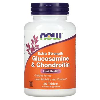 Now Foods Extra Strength Glucosamine and Chondroitin 60 tablets - buy, prices for Biotus - photo 1