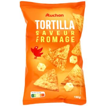 Auchan Mexican Chips with Cheese 150g - buy, prices for - photo 1