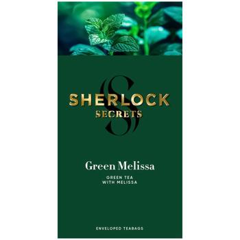 Чай зел Green Melissa 22*1,8г к/у в/к Sherlock Secrets - купить, цены на - фото 2