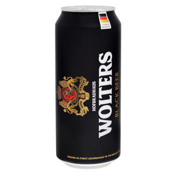 Wolters Premium Black Pilsner dark beer 5% 0.5l - buy, prices for NOVUS - photo 1