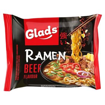Локшина Glads Рамен з соусом см. Яловичини 105г  - купити, ціни на Grono - фото 1