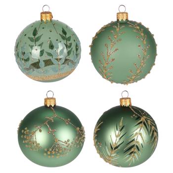 Green Christmas Ball 80mm - buy, prices for - photo 1