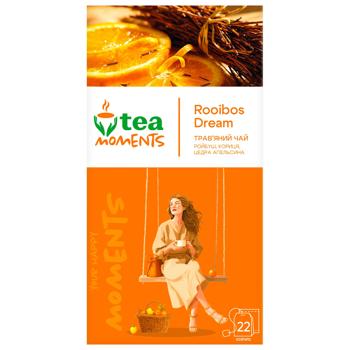 Чай травяной Tea Moments Rooibos Dream 1,5г*22шт - купить, цены на Auchan - фото 1