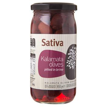 Sativa Kalamata Pitted Olives 360g