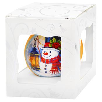 Шар елочный АСК стекло с художественным узором 80м - купить, цены на - фото 2