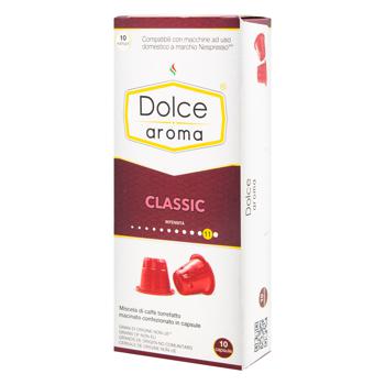 Dolce Aroma Classico Nespresso Coffee Capsules 5.5g*10pcs - buy, prices for MegaMarket - photo 1