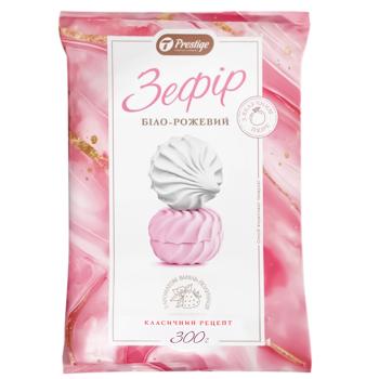 Зефир Престиж бело-розовый 300г