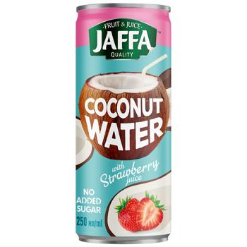 Вода кокосова Jaffa з соком полуниці 250мл - купити, ціни на КОСМОС - фото 1