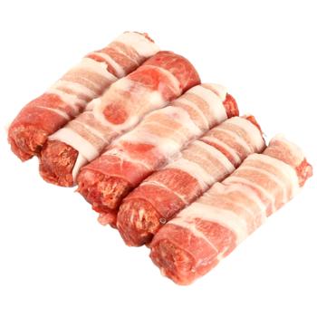 Chilled Pork Chevapchichi in Bacon - buy, prices for Torba - photo 1