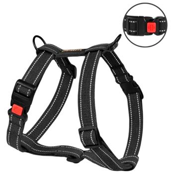 Barksi BronzeDog Сotton Н шлея для собак S - чорний - купити, ціни на MasterZoo - фото 3