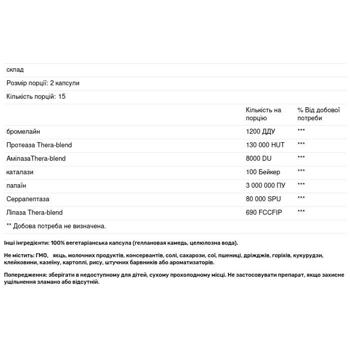 Ферменты для мышц, суставов и тканей Enzymedica Repair Gold - купить, цены на - фото 2