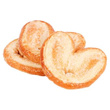 Печиво Грона Вушка слойка 1кг - купити, ціни на Grono - фото 1