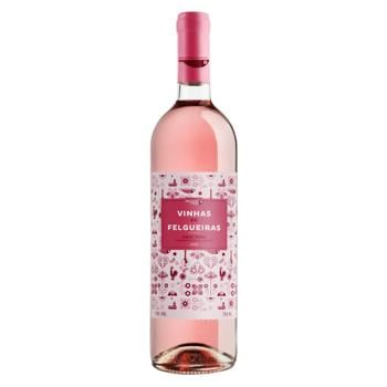 Vinhas de Felgueiras Rose Vinho IGP Minho Rose Semidry Wine 10% 0.75l - buy, prices for Ideal - photo 1