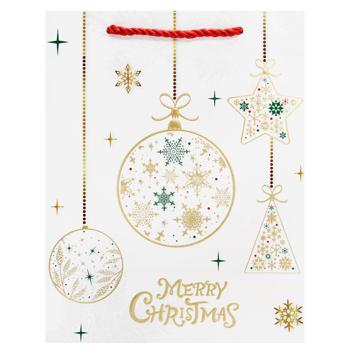 Пакет паперовий 7246 Greenwich білий 23*18*10см - купить, цены на NOVUS - фото 2