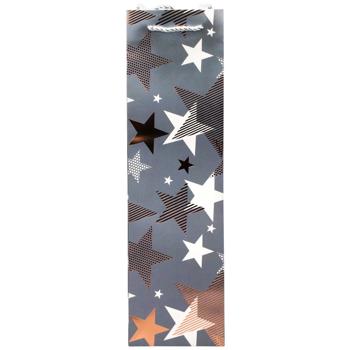 Пакет подарочный Buromax Wine Bottle бумажный 11х38х11см - купить, цены на - фото 3