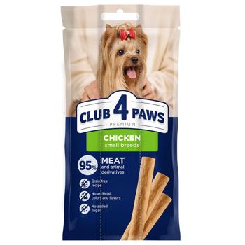 Ласощі Club 4 Paws Sticks для собак малих порід палички з куркою 3шт*12г